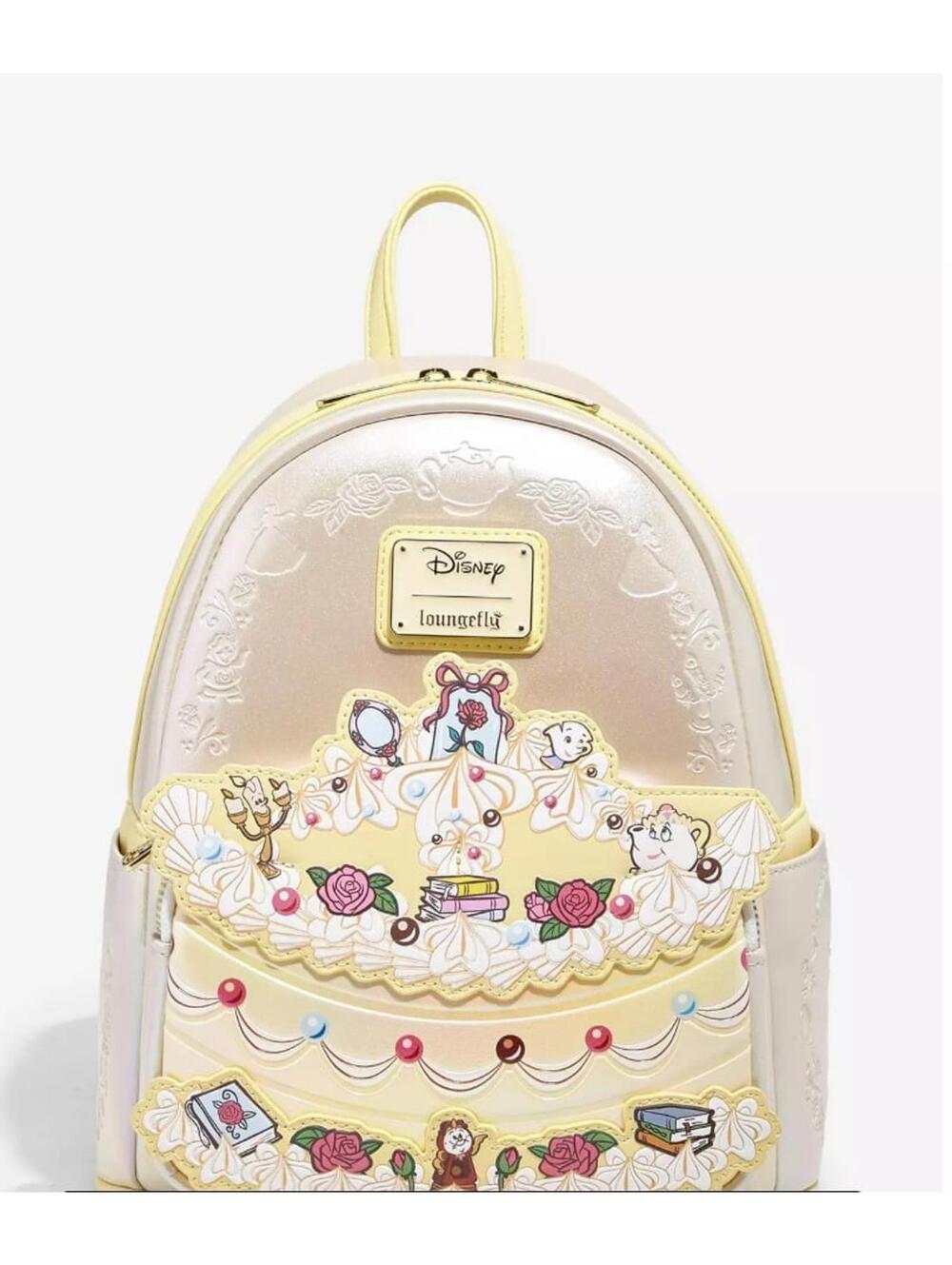Loungefly Disney Beauty and Beast Belle Cake Mini Backpack
